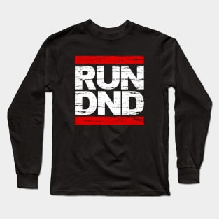 RUN DND (Distressed) Long Sleeve T-Shirt